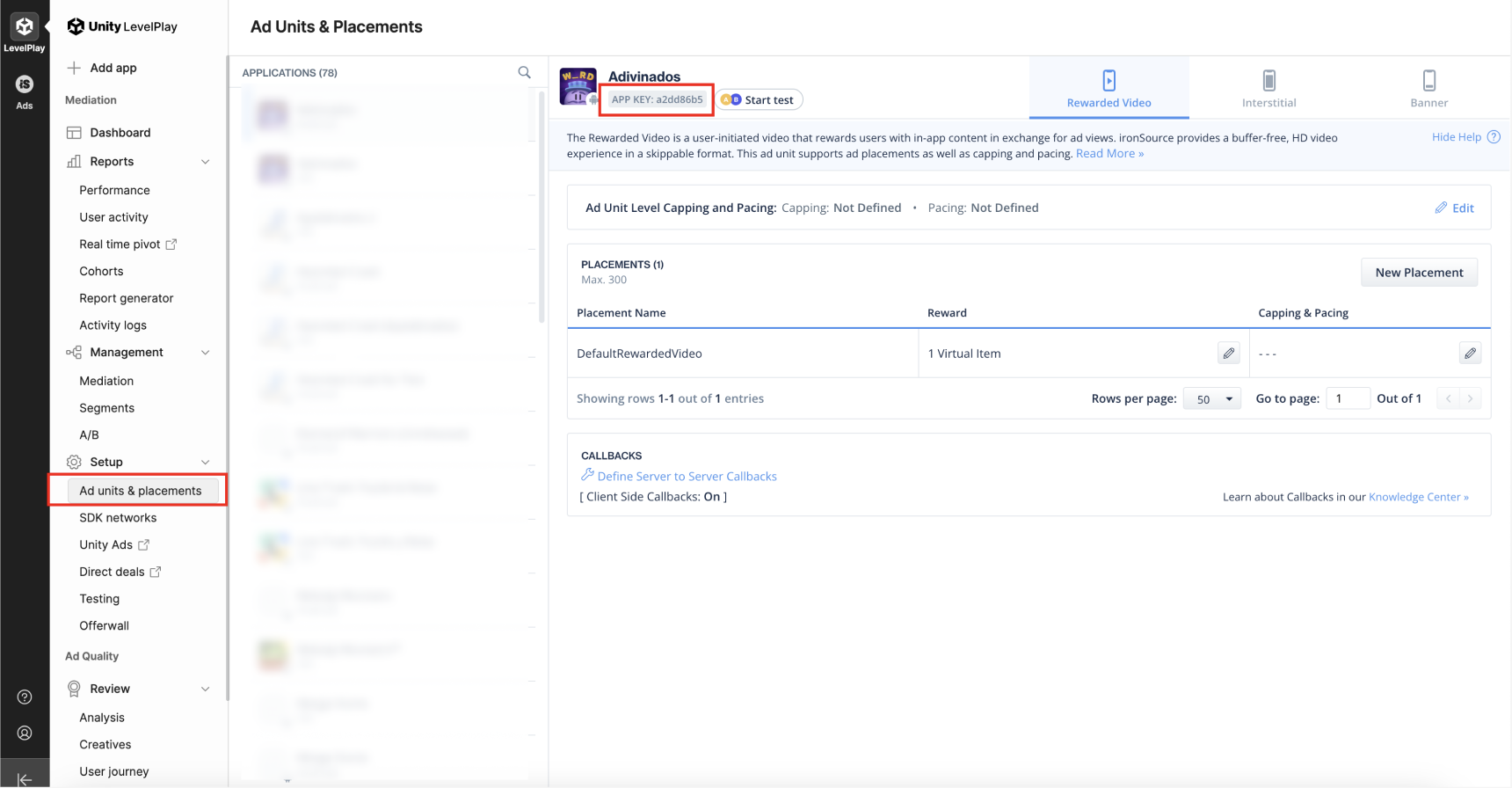 Connect IronSource Bidding
